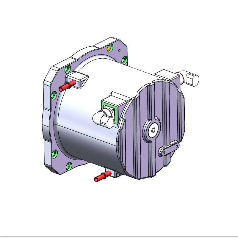 Cantilever Integrated Water-Cooled Synchronous Motor
